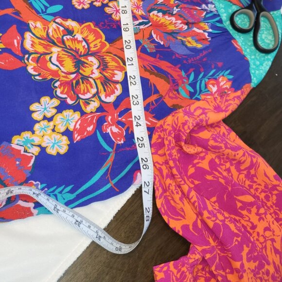 Soft Surroundings Hermosa Tunic Shirt Multi Print Plus Size 22W NWT Boho - Picture 14 of 16